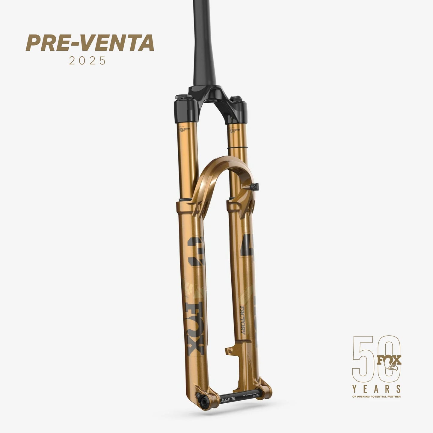 PREVENTA Fox factory 34 29” Gold 120mm, Grip SL, podium gold kashima